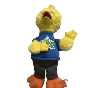 Fisher‎ Price Sesame Street Big Bird Plush Only Please Read Not Talking 2010